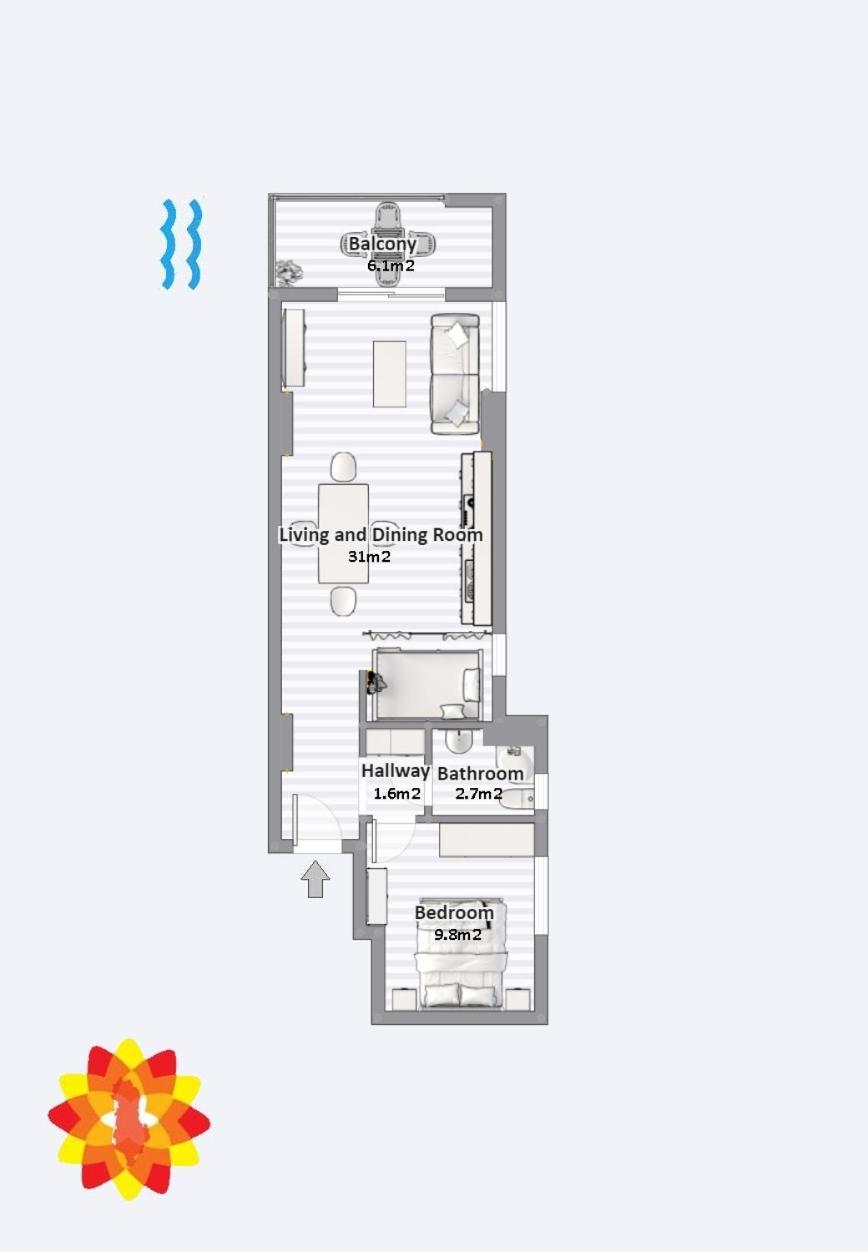 Sail Ocean View Apartments Sarande Ngoại thất bức ảnh
